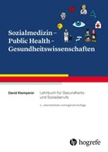 Cover: Sozialmedizin - Public Health - Gesundheitswissenschaften - Hogrefe