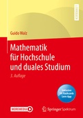 Cover: Mathematik f&uuml;r Hochschule und duales Studium - Springer Spektrum