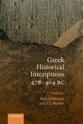 Cover: Greek Historical Inscriptions 478-404 BC - Oxford University Press