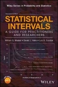 Cover: Statistical Intervals - A Guide for Practitioners and Researchers 2e - Wiley