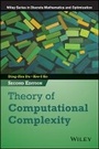 Cover: Theory of Computational Complexity, 2e - Wiley