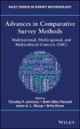 Cover: Advances in Comparative Survey Methods - Multinational, Multiregional and Multicultural Contexts (3MC) - Wiley