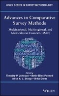 Cover: Advances in Comparative Survey Methods - Multinational, Multiregional and Multicultural Contexts (3MC) - Wiley
