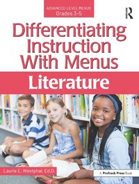 Enlarge image Cover: Differentiating Instruction With Menus - Prufrock Press