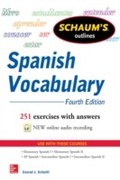 Cover: Schaum's Outline of Spanish Vocabulary, 4th Edition - McGraw-Hill Education