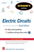 Cover: Schaum's Outline of Electric Circuits, 6th Edition - McGraw-Hill Education