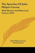 Cover: The Speeches Of John Philpot Curran - Kessinger Publishing