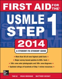 Enlarge image Cover: First Aid for the USMLE Step 1 2014 - McGraw-Hill Professional