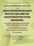 Cover: Create an Environmental Protection and Cancer Prevention Research Institute and Carry out Cancer Prevention System Engineering - AUTHORHOUSE