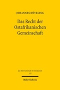 Bild: Das Recht der Ostafrikanischen Gemeinschaft - Mohr Siebeck