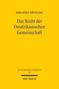 Bild: Das Recht der Ostafrikanischen Gemeinschaft - Mohr Siebeck