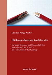 Abbildung von: (Bildungs-)Beratung im Jobcenter - Kovac, Dr. Verlag
