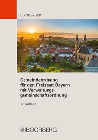 Abbildung von: Gemeindeordnung für den Freistaat Bayern mit Verwaltungsgemeinschaftsordnung - Boorberg