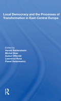 Cover: Local Democracy and the Processes of Transformation in East-Central Europe - Routledge