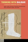 Cover: Thinking with Balibar - Fordham University Press