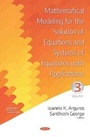 Cover: Mathematical Modeling for the Solution of Equations and Systems of Equations with Applications. Volume III - Nova Science Publishers Inc