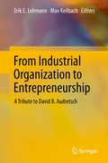 Cover: From Industrial Organization to Entrepreneurship - Springer