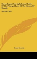 Cover: Chronological And Alphabetical Tables Of The Principal Facts Of The History Of Canada - Kessinger Publishing