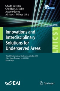 Abbildung von: Innovations and Interdisciplinary Solutions for Underserved Areas - Springer