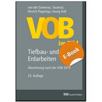 Abbildung von: VOB im Bild - Tiefbau- und Erdarbeiten - E-Book (PDF) - Rudolf Müller Verlag