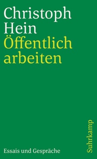 Abbildung von: Öffentlich arbeiten - Suhrkamp