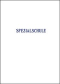 Cover: Spezialschule - Schlebr&uuml;gge.Editor