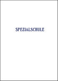 Enlarge image Cover: Spezialschule - Schlebrügge.Editor