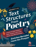 Cover: Text Structures From Poetry, Grades 4-12 - Corwin Press Inc