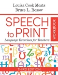 Cover: Speech to Print Workbook - Brookes Publishing Co