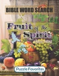 Cover: Bible Word Search - Large Print - Puzzle Favorites
