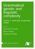 Cover: Grammatical gender and linguistic complexity - Freie Universit&auml;t Berlin Universit&auml;tsbibliothek
