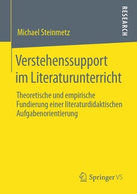 Bild: Verstehenssupport im Literaturunterricht - Springer VS