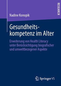 Abbildung von: Gesundheitskompetenz im Alter - Springer VS
