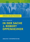 Cover: In der Sache J. Robert Oppenheimer von Heinar Kipphardt - Bange, C