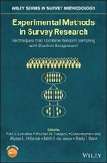 Cover: Experimental Methods in Survey Research - Techniques that Combine Random Sampling with Random Assignment - Wiley