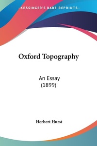 Abbildung von: Oxford Topography - Kessinger Publishing