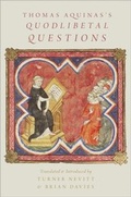 Cover: Thomas Aquinas's Quodlibetal Questions - OUP eBook