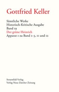 Cover: S&auml;mtliche Werke. Historisch-Kritische Ausgabe, Band 19 & 20 - NZZ Libro ein Imprint der Schwabe Verlagsgruppe AG