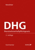 Cover: Dienstnehmerhaftpflichtgesetz DHG - Manz