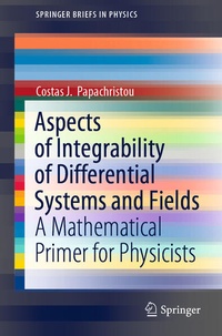 Enlarge image Cover: Aspects of Integrability of Differential Systems and Fields - Springer