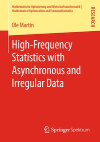 Abbildung von: High-Frequency Statistics with Asynchronous and Irregular Data - Springer Spektrum