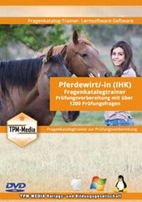 Abbildung von: Pferdewirt/-in als Lerntrainer für Windows mit über 1280 Prüfungsfragen - TPM-Media Verlags & Bildungsgesellschaft (Zweigniederlassung Deutschland)