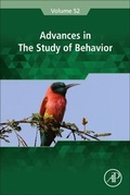 Cover: Advances in the Study of Behavior: Volume 52 - Academic Press