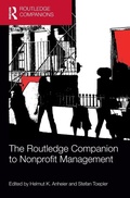 Cover: The Routledge Companion to Nonprofit Management - Routledge