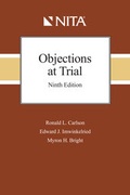 Cover: Objections at Trial - Wolters Kluwer Law & Business