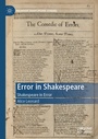 Cover: Error in Shakespeare - Palgrave Macmillan