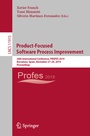 Cover: Product-Focused Software Process Improvement - Springer