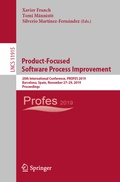 Cover: Product-Focused Software Process Improvement - Springer