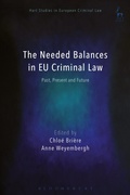 Cover: The Needed Balances in EU Criminal Law - Hart Publishing