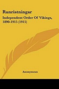 Abbildung von: Runristningar - Kessinger Publishing